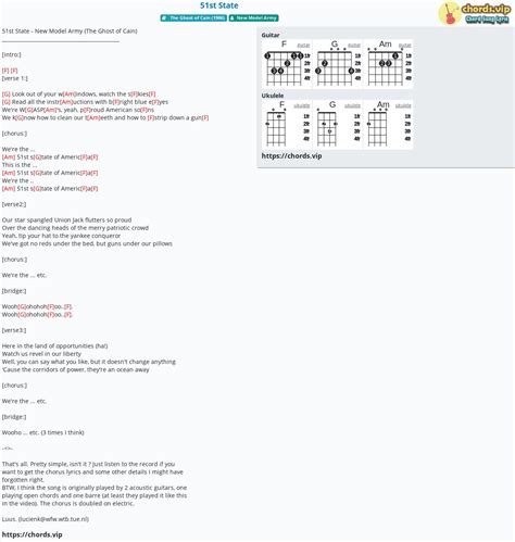 51st state of america chords.